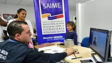 Saime: conoce la agenda semanal de cedulación para niños y adolescentes Saime: conoce la agenda semanal de cedulación para niños y adolescentes