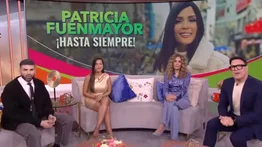 Momento en que el espacio Despierta América despide a Patricia Fuenmayor