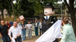 Baruta: inauguran escultura de José Gregorio Hernández