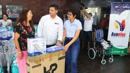 Trabajadores del ministerio de Energía Eléctrica reciben estas ayudas humanas: incluye insumos médicos 