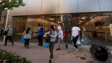 Saquean tiendas Adidas y Apple durante las protestas contra las redadas ICE en Los Ángeles: se desconoce el número de personas arrestadas Saquean tiendas Adidas y Apple durante las protestas contra las redadas ICE en Los Ángeles: se desconoce el número de personas arrestadas