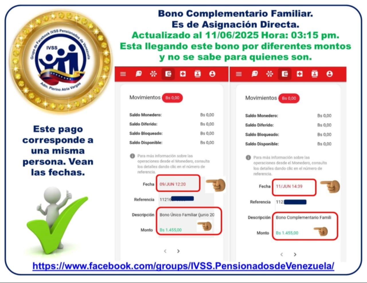 Comienza pago de Bono Complementario Familiar este 11 de junio: sepa quiénes lo cobran Comienza pago de Bono Complementario Familiar este 11 de junio: sepa quiénes lo cobran