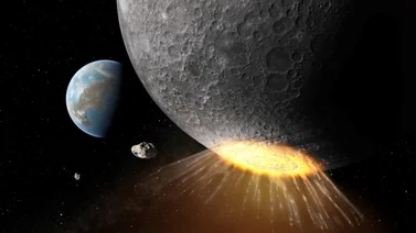 La Nasa revela la fecha en la que un asteroide podría impactar a la Luna 