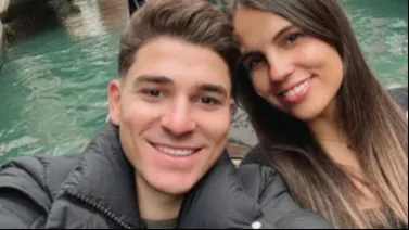 "Te lo escribí en la cartita": el emotivo mensaje de cumpleaños de Julián Álvarez para su novia