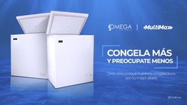 ¡Congela y refrigera al instante! Conoce los congeladores Omega con función dual, disponibles en MultiMax 