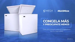 ¡Congela y refrigera al instante! Conoce los congeladores Omega con función dual, disponibles en MultiMax 