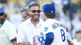 MLB: Los Ángeles Dodgers realizan homenaje a Sergio Ramos en el Dodger Stadium
