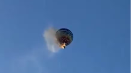 Paseo mortal en Brasil: reportan ocho muertos tras accidente de globo aerostático