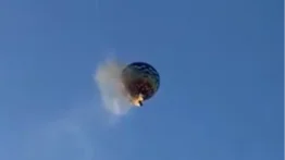Paseo mortal en Brasil: reportan ocho muertos tras accidente de globo aerostático