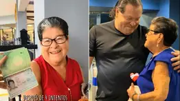 Abuela obtiene visa y se reencuentra con su hijo