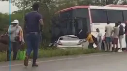 Accidente de tránsito deja dos muertos en Anzoátegui: chófer del autobús está retenido