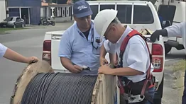Avanzan labores para restituir el servicio de Cantv en Mérida tras intensas lluvias: instalan más de dos kilómetros de fibra óptica