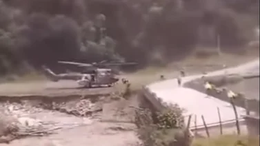 Llega la ayuda aérea al Páramo merideño: envían materiales para la reconstrucción de puentes