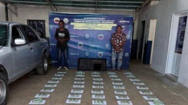 Arrestan a dos hombres por tráfico ilícito de sustancias estupefacientes: la tenían oculta en un tanque de gasolina modificado