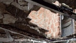 Colapsa el techo de una vivienda en Caracas: quedó en situación de riesgo