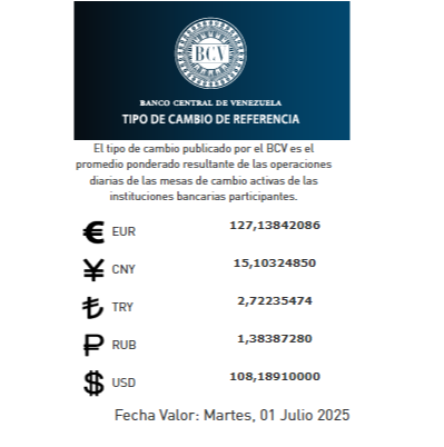 Precio del dólar y euro BCV para el 1 de julio: así abrirán el mes las monedas Precio del dólar y euro BCV para el 1 de julio: así abrirán el mes las monedas