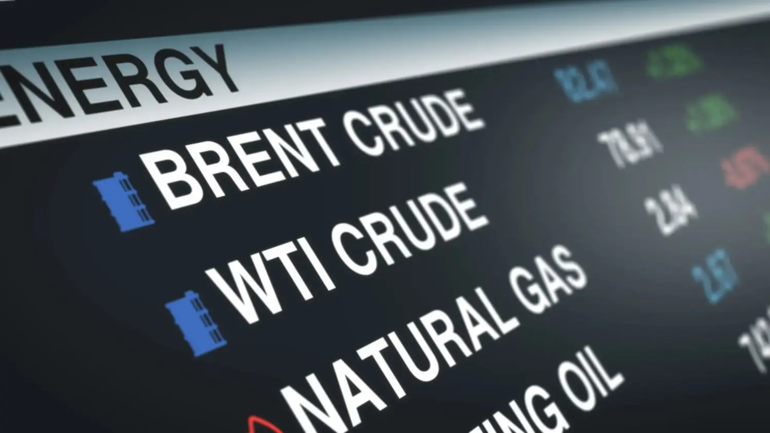 Precios del petróleo Brent y Texas