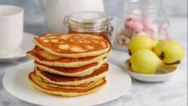 Receta de panquecas de quinoa: son sanas y quedan super suaves con pocos ingredientes Receta de panquecas de quinoa: son sanas y quedan super suaves con pocos ingredientes