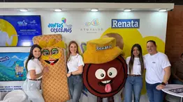 Renata llenó de diversión y felicidad la jornada de salud mental "Juntos Crecemos" en Fe y Alegría de La Vega de la mano de A Tu Salud.