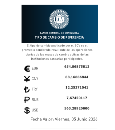 Dólar y euro BCV para hoy 5 de junio: así se cotizan las monedas oficiales Dólar y euro BCV para hoy 5 de junio: así se cotizan las monedas oficiales