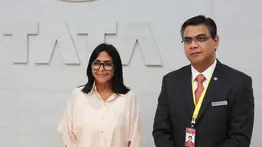 Delcy Rodríguez evalúa planes de transporte y energía con la empresa Tata: así van los proyectos en India