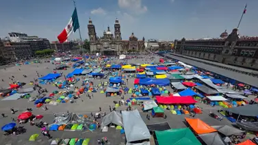 Protestas en el Zócalo de CDMX complican la movilidad previo al arranque del Mundial Protestas en el Zócalo de CDMX complican la movilidad previo al arranque del Mundial