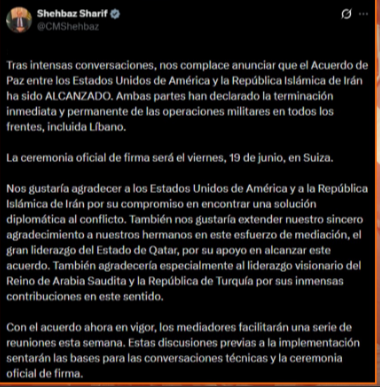 Trump anuncia acuerdo con Irán: autoriza levantar el bloqueo naval y abrir el Estrecho de Ormuz