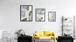 Paredes modernas: la tendencia que destrona a los cuadros tradicionales en el diseño de interiores