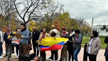 Colombianos en EEUU celebran la victoria electoral de Abelardo de la Espriella Colombianos en EEUU celebran la victoria electoral de Abelardo de la Espriella