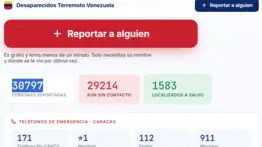 Terremoto desaparecidos Venezuela