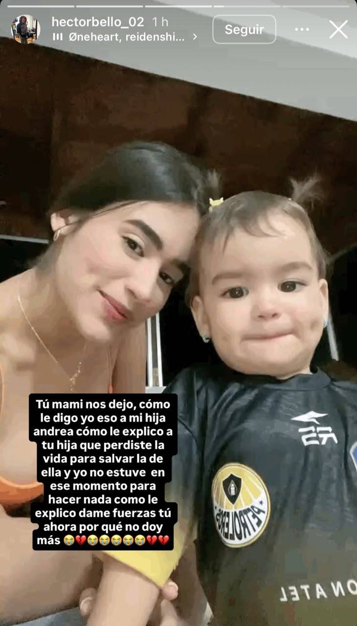 Esposa del futbolista Héctor Bello salvó la vida de su hija antes de morir en el terremoto de La Guaira