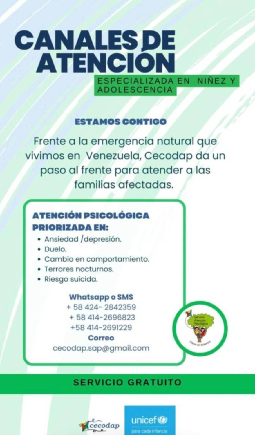 Cecodap activa ayuda psicológica gratuita para niños y adolescentes en Venezuela: cómo recibir atención