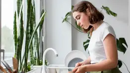 No desprende pelusas ni hilos: Efectivo método para limpiar los platos 