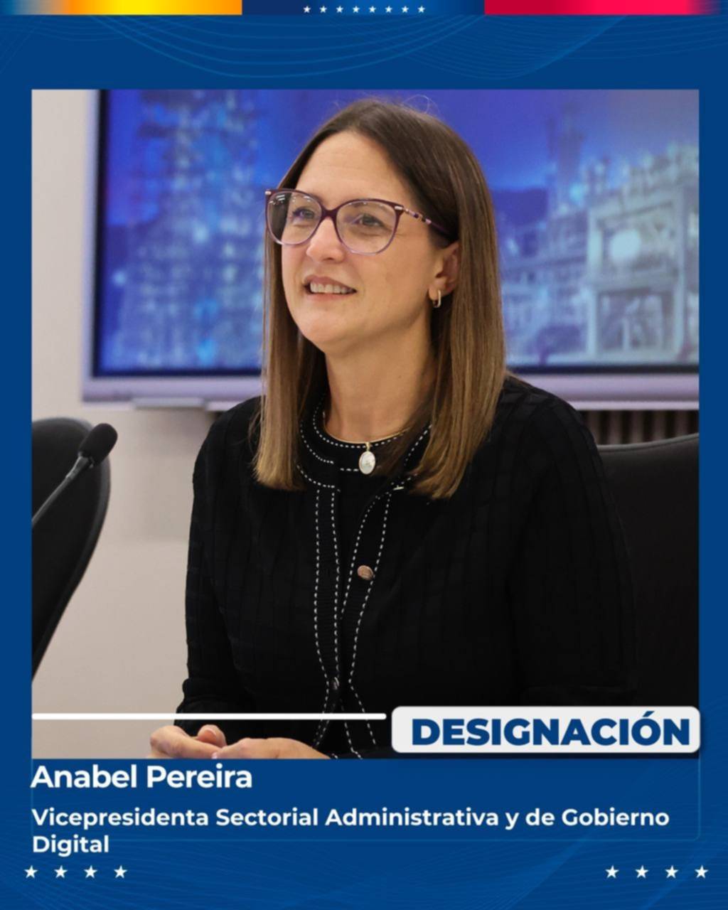 Delcy Rodríguez designa nueva vicepresidenta Sectorial Administrativa y de Gobierno Digital Delcy Rodríguez designa nueva vicepresidenta Sectorial Administrativa y de Gobierno Digital