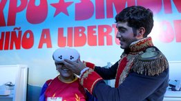 Así es la experiencia en la Expo Simón: puedes conversar con el Libertador mediante IA