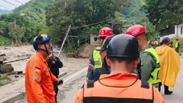 Reportan daños en la carretera Trasandina por crecida del río Motatán: no hay paso vehicular