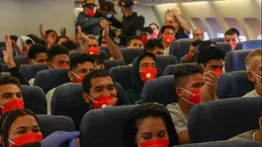 Llega un nuevo avión con más de 200 venezolanos repatriados desde EEUU este 9 de julio