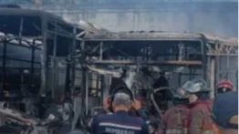 Reportan incendio en el patio de maniobras de la estación La Paz del Metro de Caracas: realizan maniobras de extinción