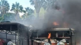 Reportan incendio en el patio de maniobras de la estación La Paz del Metro de Caracas: realizan maniobras de extinción