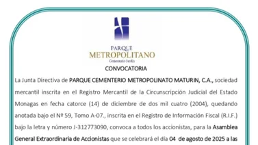 CONVOCATORIA I PARQUE METROPOLITANO 18 JUL 25