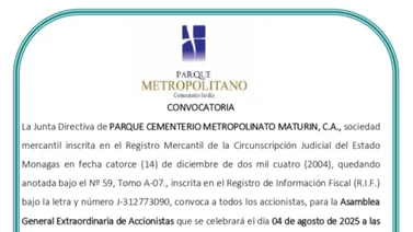 CONVOCATORIA II PARQUE METROPOLITANO 18 JUL 25