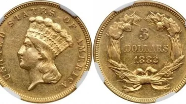 ¡Un tesoro impresionante! Esta antigua moneda de $3 puede valer hasta $350.000: aún puedes conseguirla