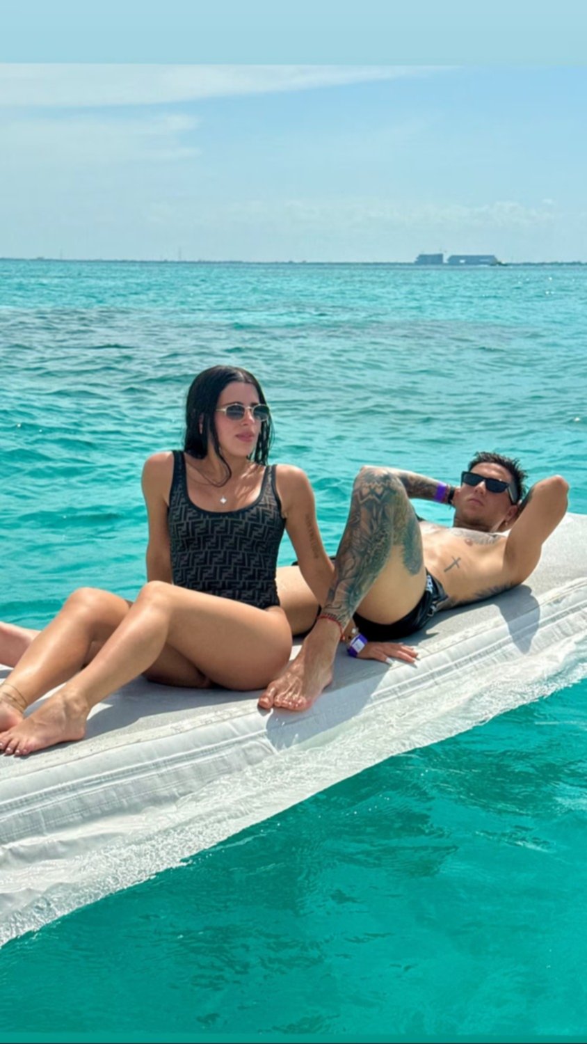 Vacaciones de lujo: las fotos de Enzo Fernández y Valentina Cervantes disfrutando del Caribe