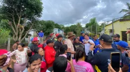 ¡Emergencia en Achaguas! Crecida del río Matiyure causa inundaciones: autoridades inspeccionan la zona