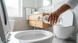El secreto mejor guardado de la limpieza: por qué verter este ingrediente en el inodoro transforma el baño