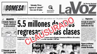 SNTP: Diario La Voz cumple 60 años mientras permanece cerrado por una medida de clausura SNTP: Diario La Voz cumple 60 años mientras permanece cerrado por una medida de clausura