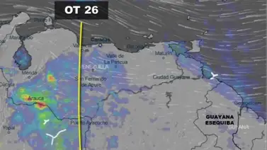 Zonas que afectará la Onda Tropical Nro. 26: pronóstico del Inameh última hora Zonas que afectará la Onda Tropical Nro. 26: pronóstico del Inameh última hora