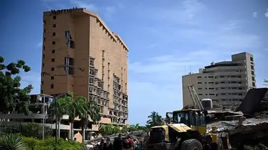 Hotel Marriott bajo revisión: así luce tras los daños que dejaron los terremotos Hotel Marriott bajo revisión: así luce tras los daños que dejaron los terremotos