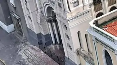 Comunidad salesiana solicita demolición controlada en torre del templo María Auxiliadora de Sarría Comunidad salesiana solicita demolición controlada en torre del templo María Auxiliadora de Sarría