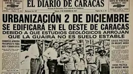 El dato que circula sobre el riesgo en La Guaira: ¿existió la advertencia del Diario de Caracas en 1957?
